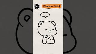 como desenhar um ursinho fofo kawaii #short #viral #desenho