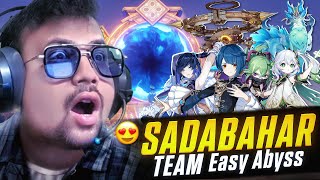 : Genshin 5.4 Spiral Abyss Sadabahar Team Vs Floor 12 Easy?