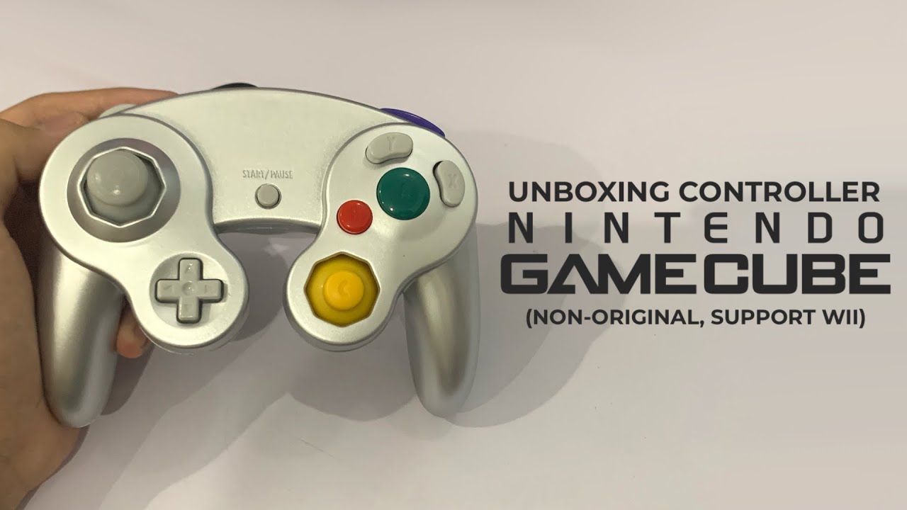 Unboxing Controller Nintendo Gamecube support untuk Nintendo Wii (Non ...