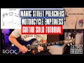 Manic Street Preachers - Motorcycle Emptiness Guitar Solo Tutorial