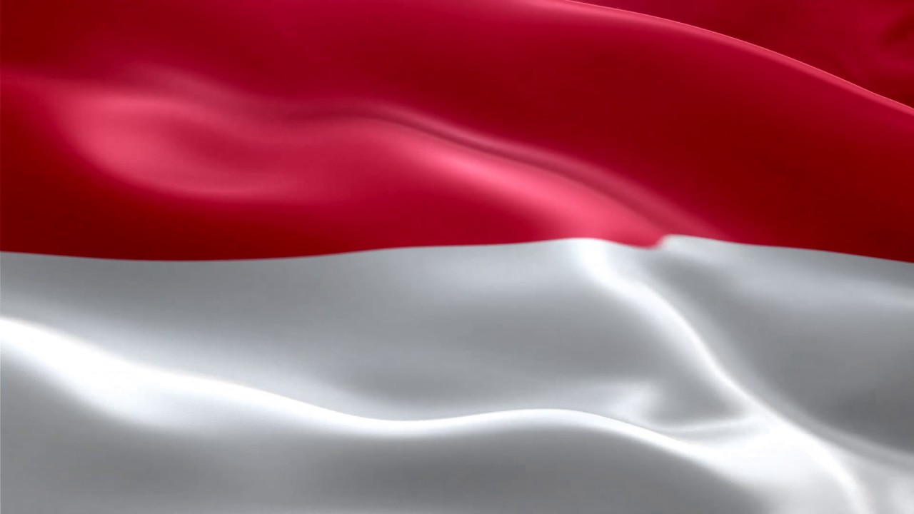 Indonesia Flag Animation HD | Free Flag Video | Royalty Free Stock Footage