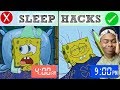 How to Fall Asleep Fast When You Can't Sleep! 10 Sleep Life Hacks!