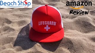 SEE BEFORE YOU BUY! Beach Shop USA Lifeguard Trucker Hat #Amazon #Shop #Review #Hat #InfluencerMike