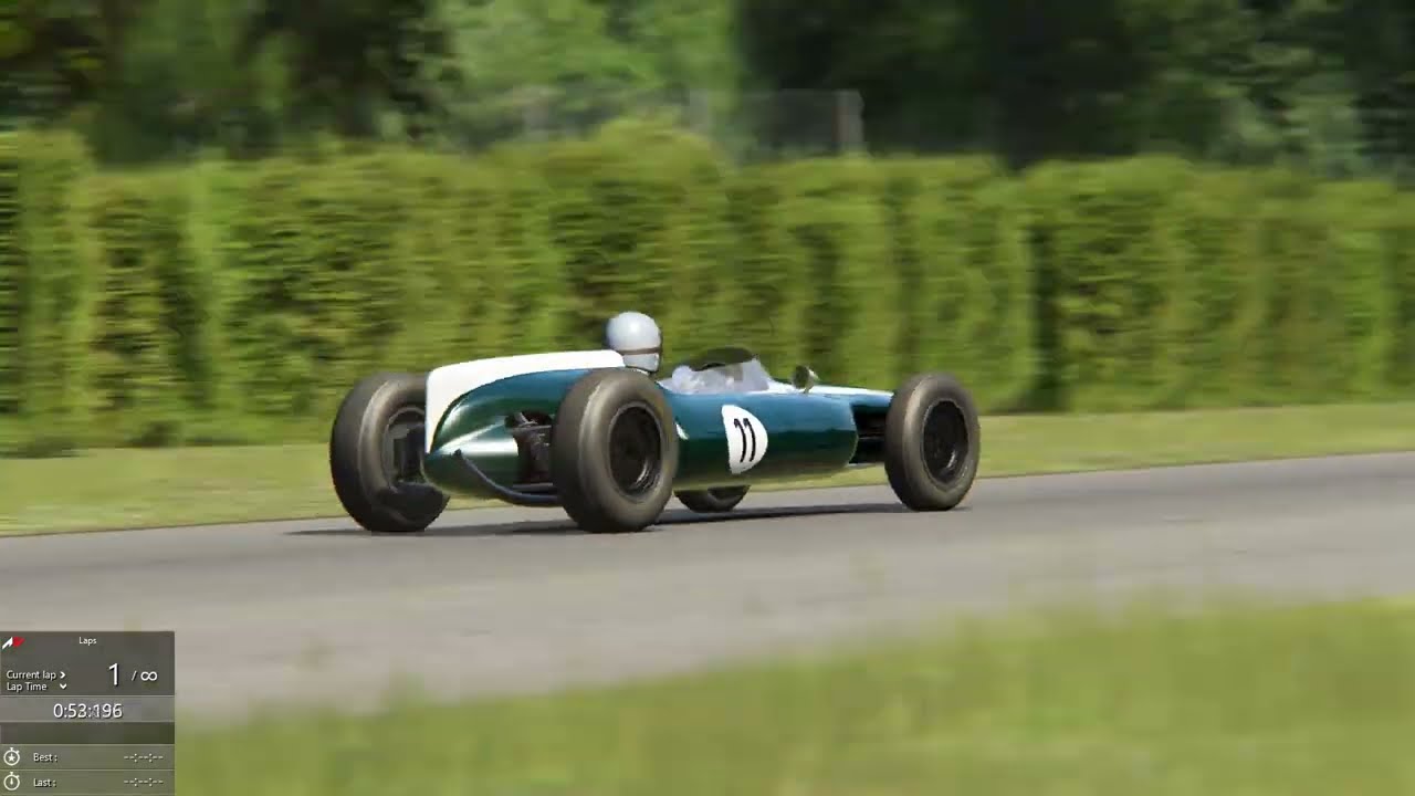 Assetto Corsa Monza 1966 Full Course 1961 Cooper T55 (FWMV V8) World Record 