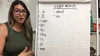 Sight Word Practice Week 4