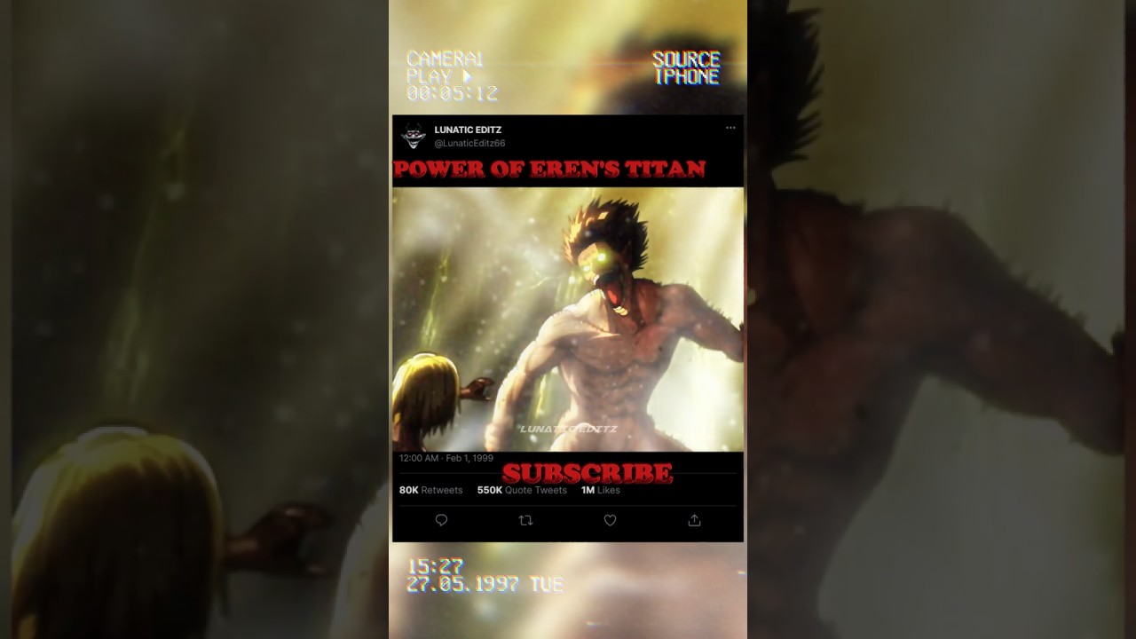 WHEN EREN MADE ANNIE FLEW☠️