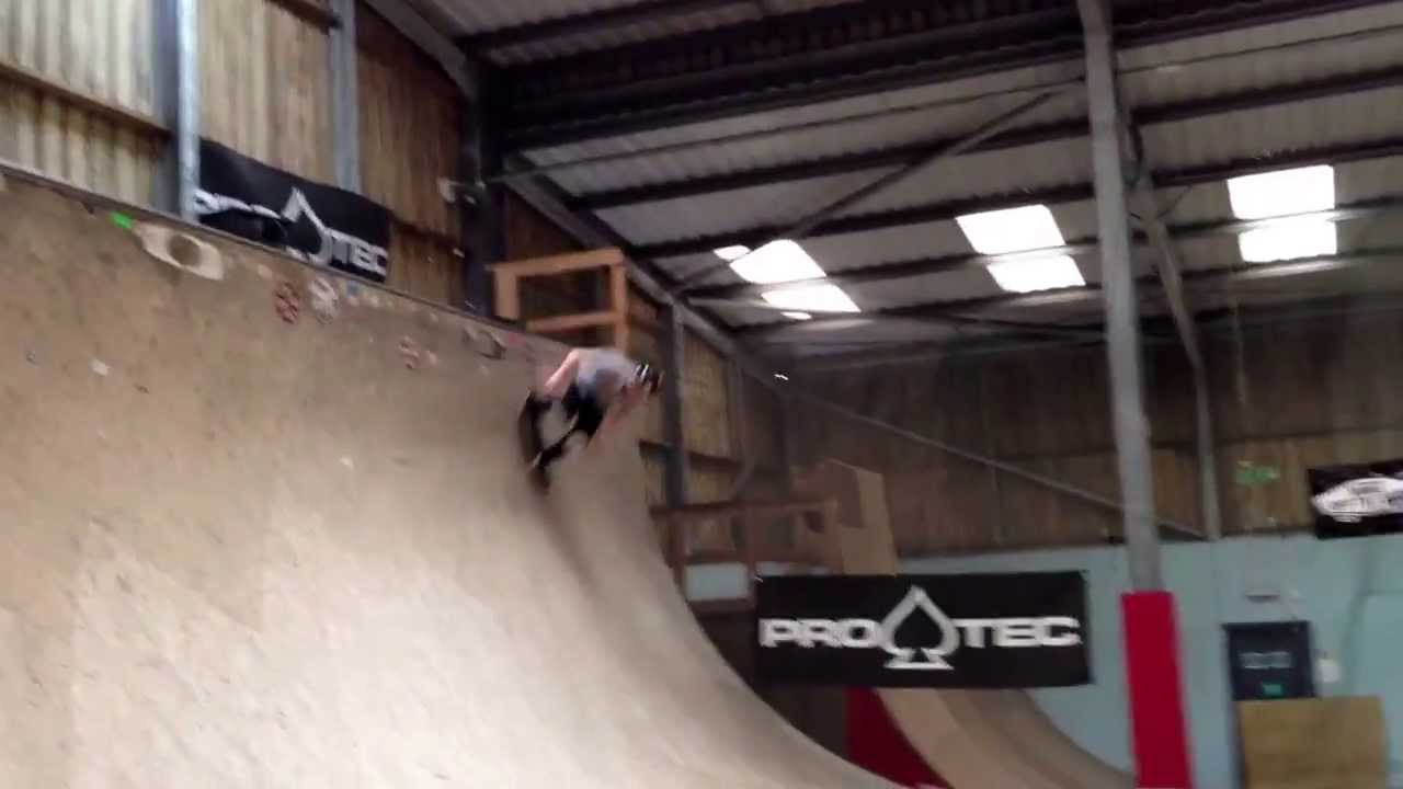 Jake Anderson Vert Skating - Alley Oop Frontside 50-50