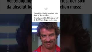 Finanzminister Klingbeil fordert von „allen Ressorts“ Sparvorschläge | heute-show #shorts