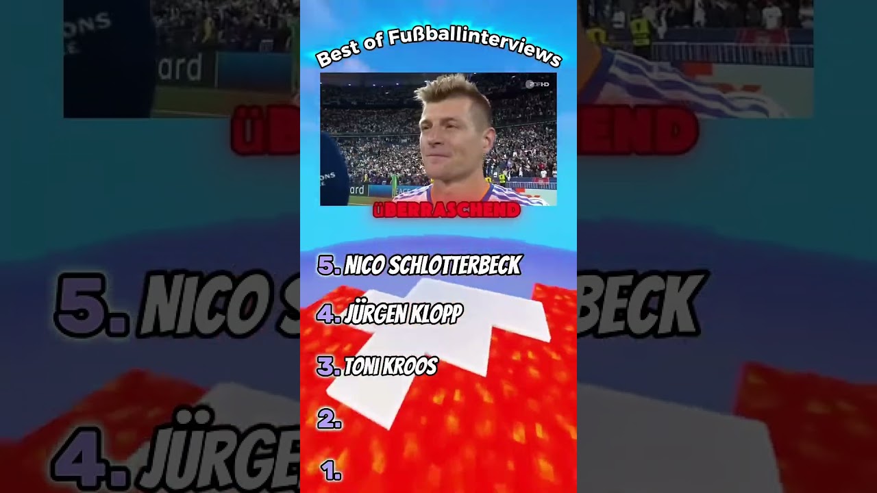 Deutsche Fußball Interviews ⚽️😂 