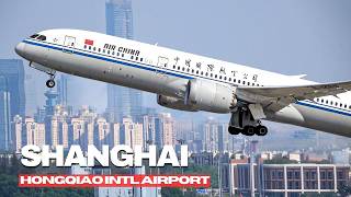 🇨🇳✈️ SHANGHAI'S CITY AIRPORT! Beautiful Nonstop Planes Action at Shanghai Hongqiao (ZSSS/SHA)