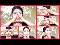 Face massage techniques for glowing youthful skin/face self massage