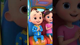 Wheels on the Bus 🚌 | Hindi + English Kids Song | Fun Baby Rhymes 🎶