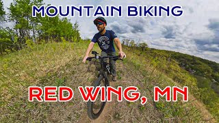 MOUNTAIN BIKING RED WING, MN || Memorial Park