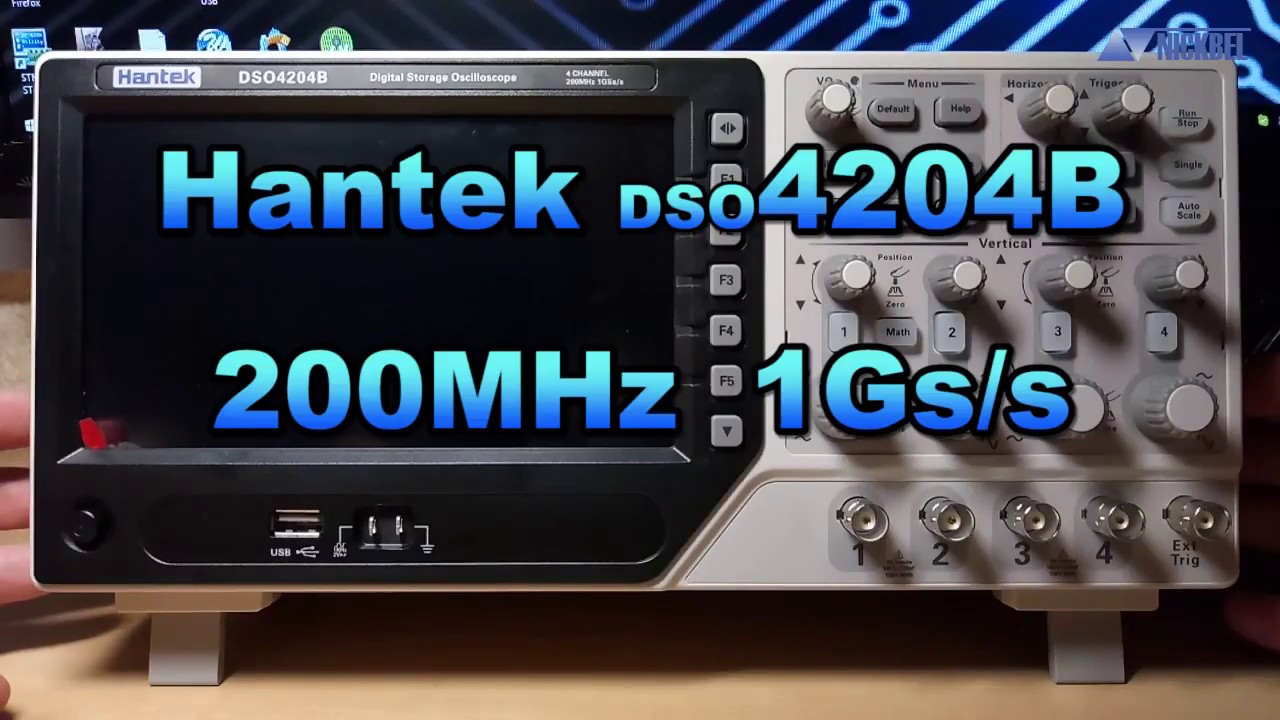 Hantek DSO4204B. Обзор. Часть 1 (4004 Series)