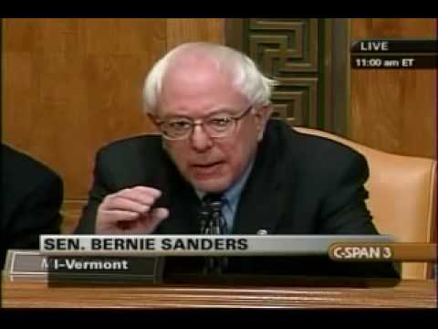 Sen Sanders roasts Fed Chairman Bernanke