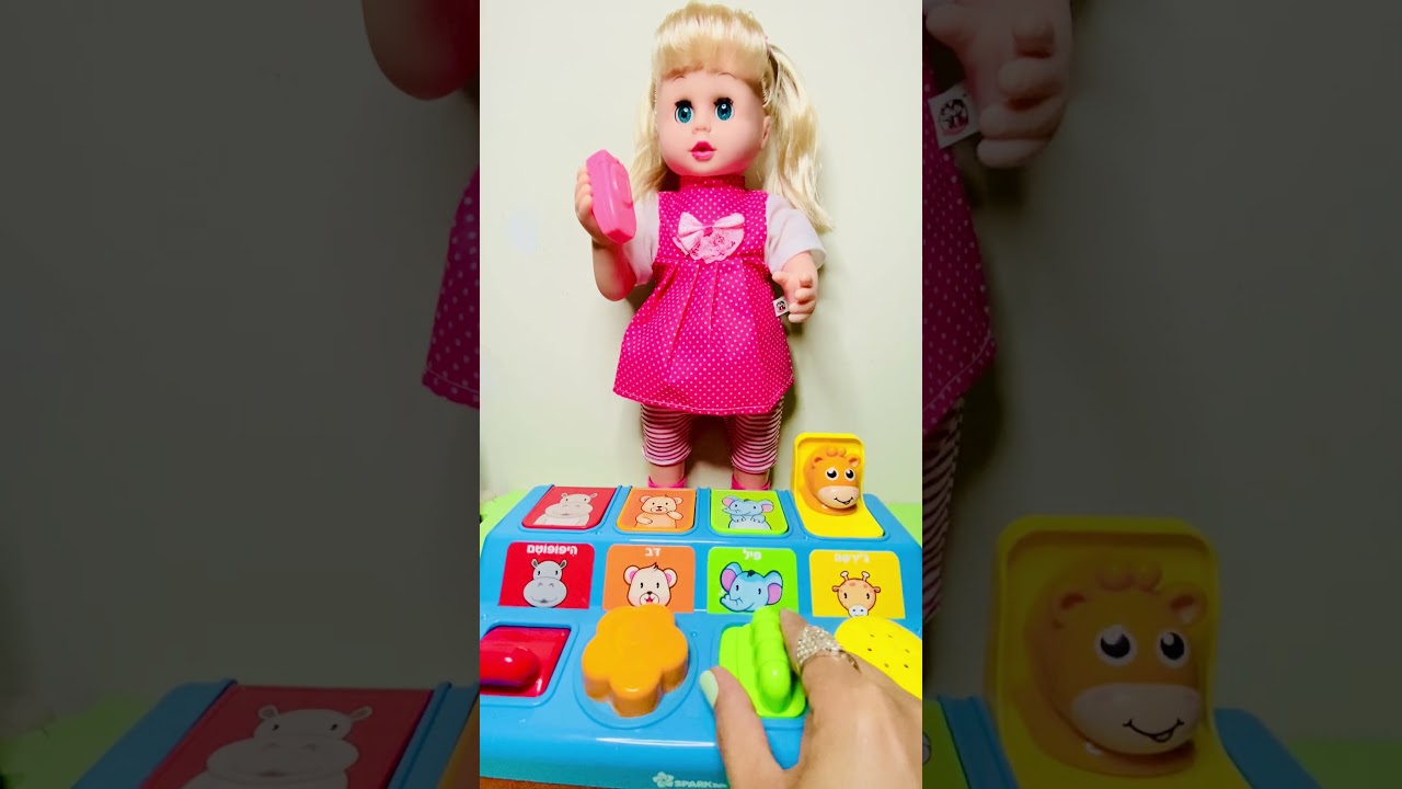 ASMR 😍🔴 So Cute POP UP GAME Learning Toy #satisfying #asmr #asmr