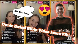 Danie Live Instagram, Danie Bakal Bikin Video Bareng Fiki Naki,Cantik Bangat