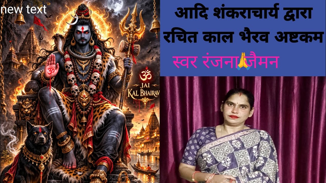 आदि शंकराचार्य द्वारा रचित काल भैरव अष्टकम 🙏🙏