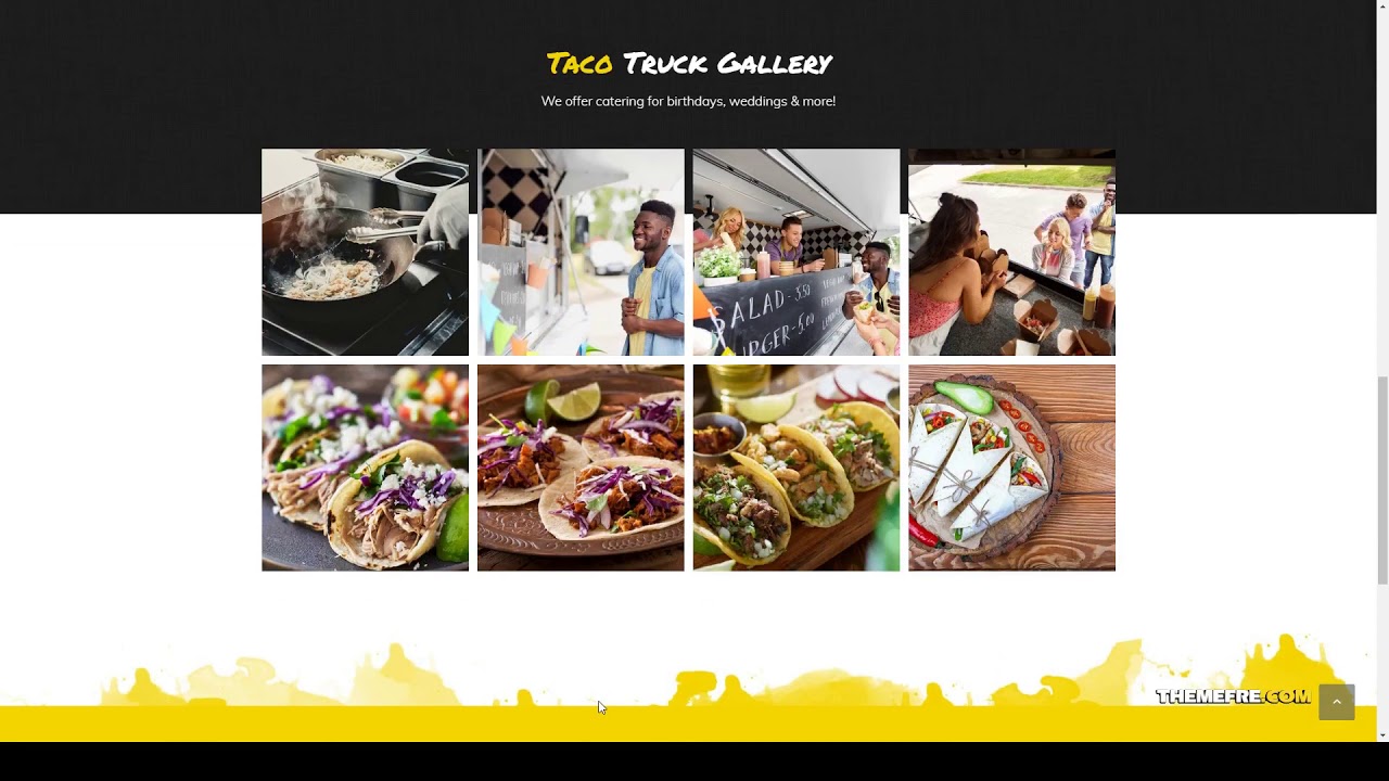 Taqueria - Food Truck and Restaurant Theme 15 restaurant Website Builder
