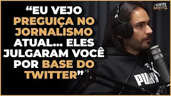 imagem do vídeo Monark e Petry debatem sobre o papel do jornalista ser questionavel | À Deriva Cortes