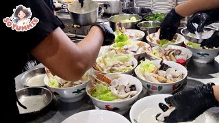 Umami Seafood Broth! How Michelin Restaurant Serve 10,000 Customers Daily!  Malaysia Street Food