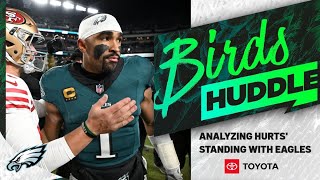 Analyzing Jalen Hurts' standing with Eagles | Birds Huddle Profile