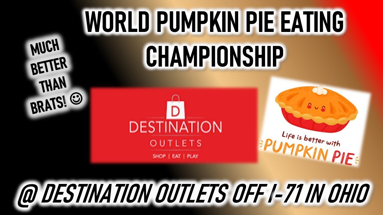 ERB Sports Destination Outlets World Pumpkin Pie Eating Contest