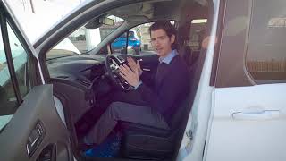How to adjust the steering wheel in the 2021 Ford Transit Connect | 2021 Transit Connect Wagon