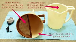 Marsh Funnel Viscosity Test