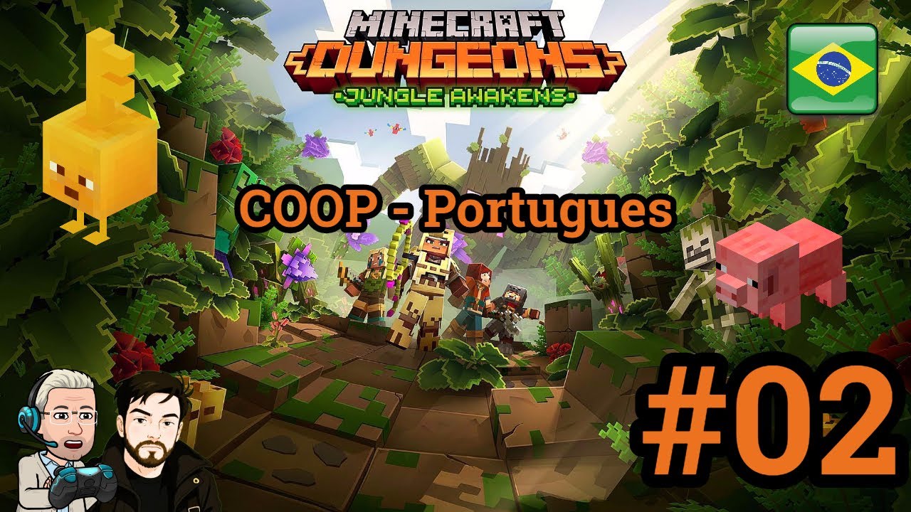 MINECRAFT DUNGEONS DLC -(COOP)- PTBR #02.