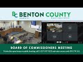 Benton County Board Meeting - March 3, 2026 ποΈ