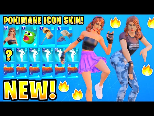 Pokimane fortnite skin consept(More Coming soon) : r/offlineTV