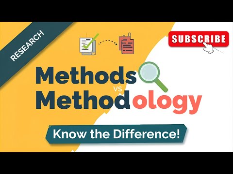 "Methods vs Methodology: Don’t Confuse These in Research!"