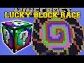 Minecraft: SPIRAL DROPPER LUCKY BLOCK RACE - Lucky Block Mod - Modded Mini-Game