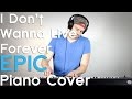 I Don't Wanna Live Forever Piano Cover - EPIC Instrumental Version!