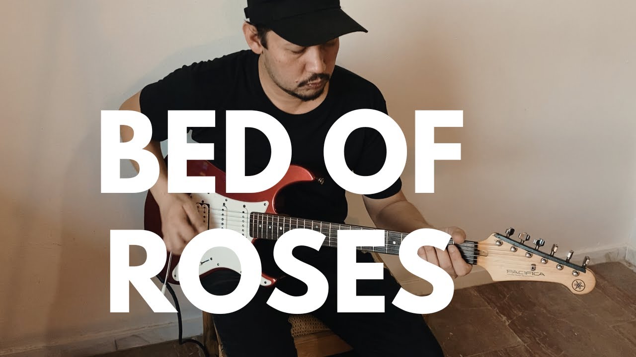Bon Jovi Bed Of Roses guitar solo cover YouTube