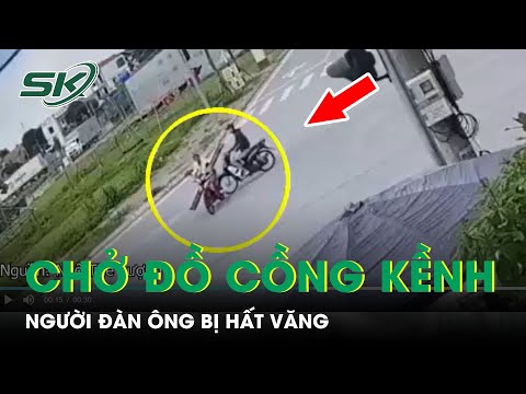 Video Bắc Giang: Vượt Đèn Đỏ, Người Đàn Ông Chở Đồ Cồng Kềnh... - youtube