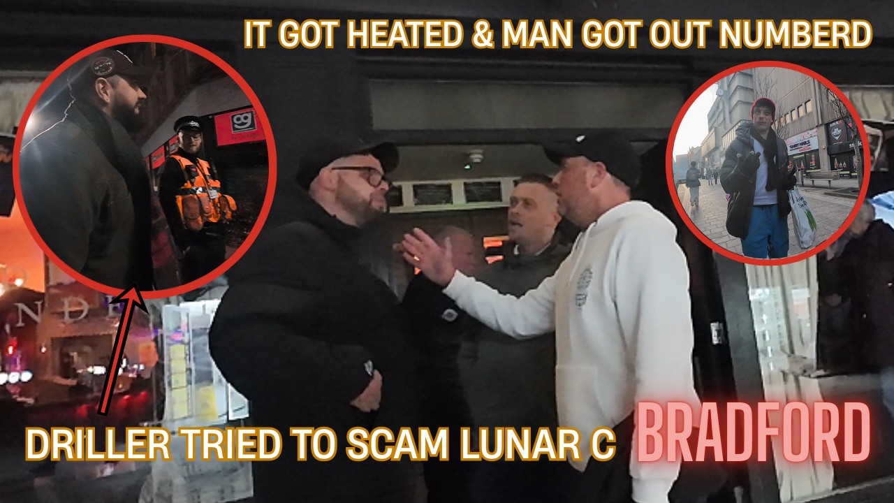 BRADFORD: TEMPER AND AGGRESSION BOSS MAN TRIED TO SCAM LUNAR C