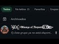 Este grupo no está disponible WhatsApp solución