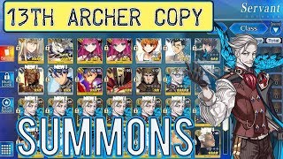 Fategrand Orderfatego Usa 13Th Copy Shinjuku Archer & Emiya Alter Summon