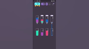 Cups game - water sort puzzle | level 43 | ⭐⭐⭐