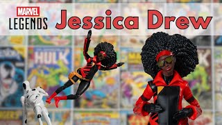 Marvel Legends Series Spider-Man Across The Spider-Verse Jessica Drew Action Figure Toy Review