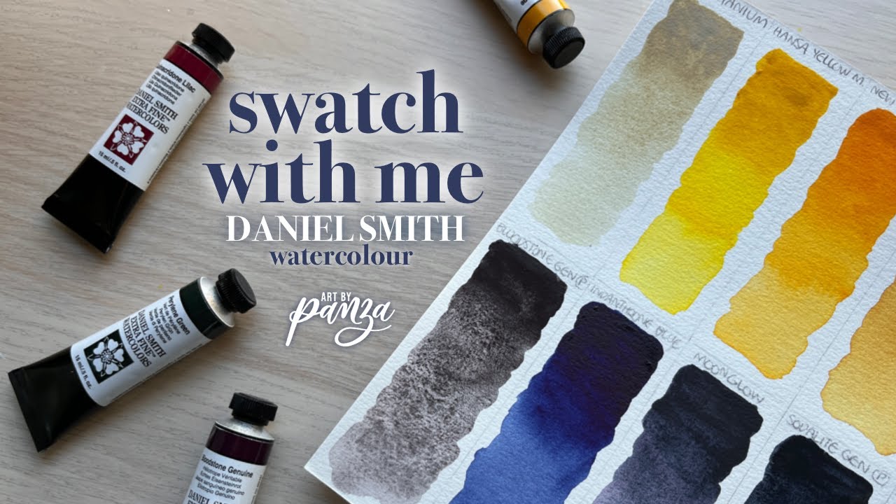 🎨 Swatch with me ✨ Daniel Smith Extra Fine Watercolours