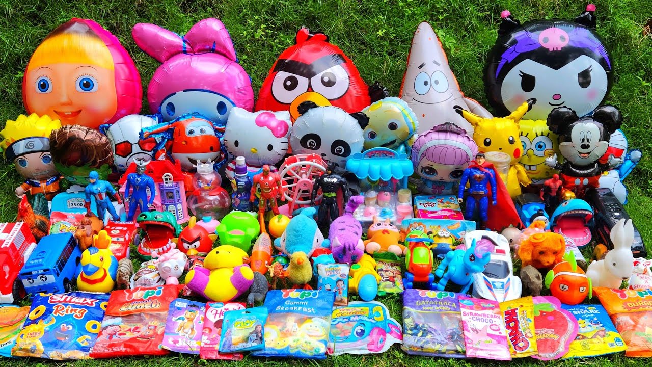 Hunting Es krim Balon  Masakan marsmello Yupi Baby shark Masya and The Bear Upin Ipin Bebek Gajah 19