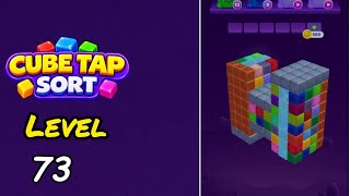 Cube Tap Sort Level 73 Walkthrough