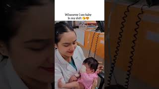 duty with cutiee 😘#pediatrics #aiims #trending #norcet #esic #pgimer #nurse #nursingmemes #like