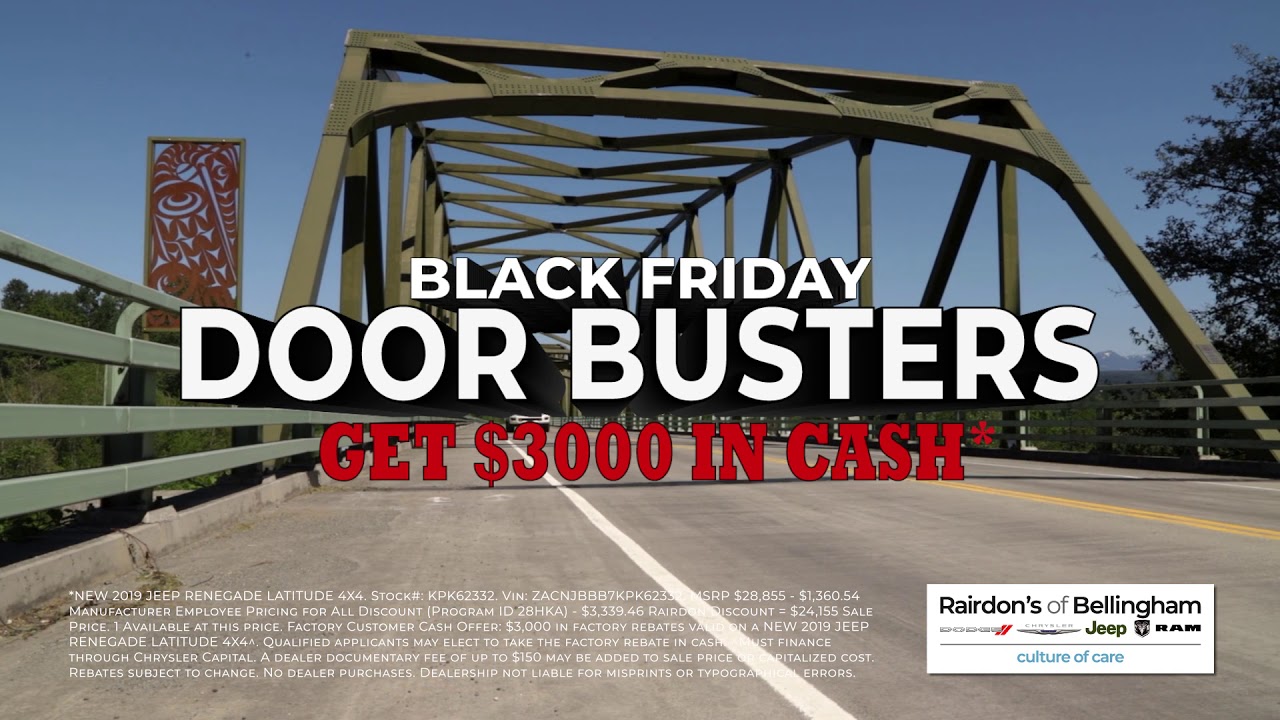 Black Friday Door Buster Deals Rairdon's of Bellingham YouTube