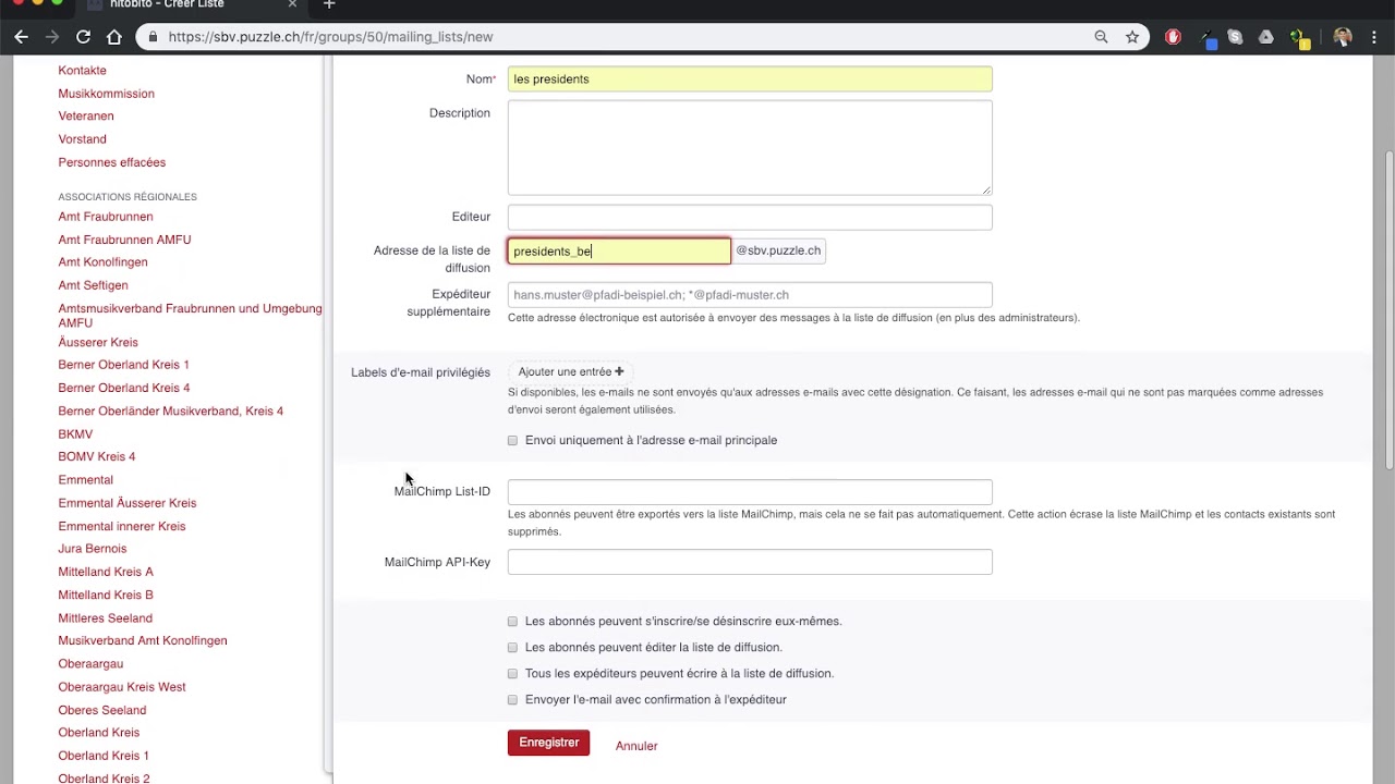 ASM Tutorial 05 Créer des listes mail - YouTube