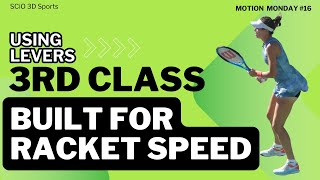 3RD CLASS LEVERS IN TENNIS