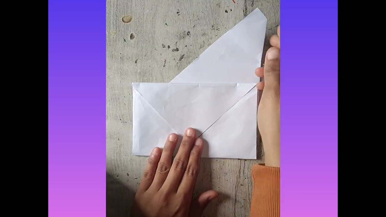 How To Make Envelope From A4 Sheet Paper ✨💌l Simple And Easy Paper Envelope l Diy Envelope tutorial 
